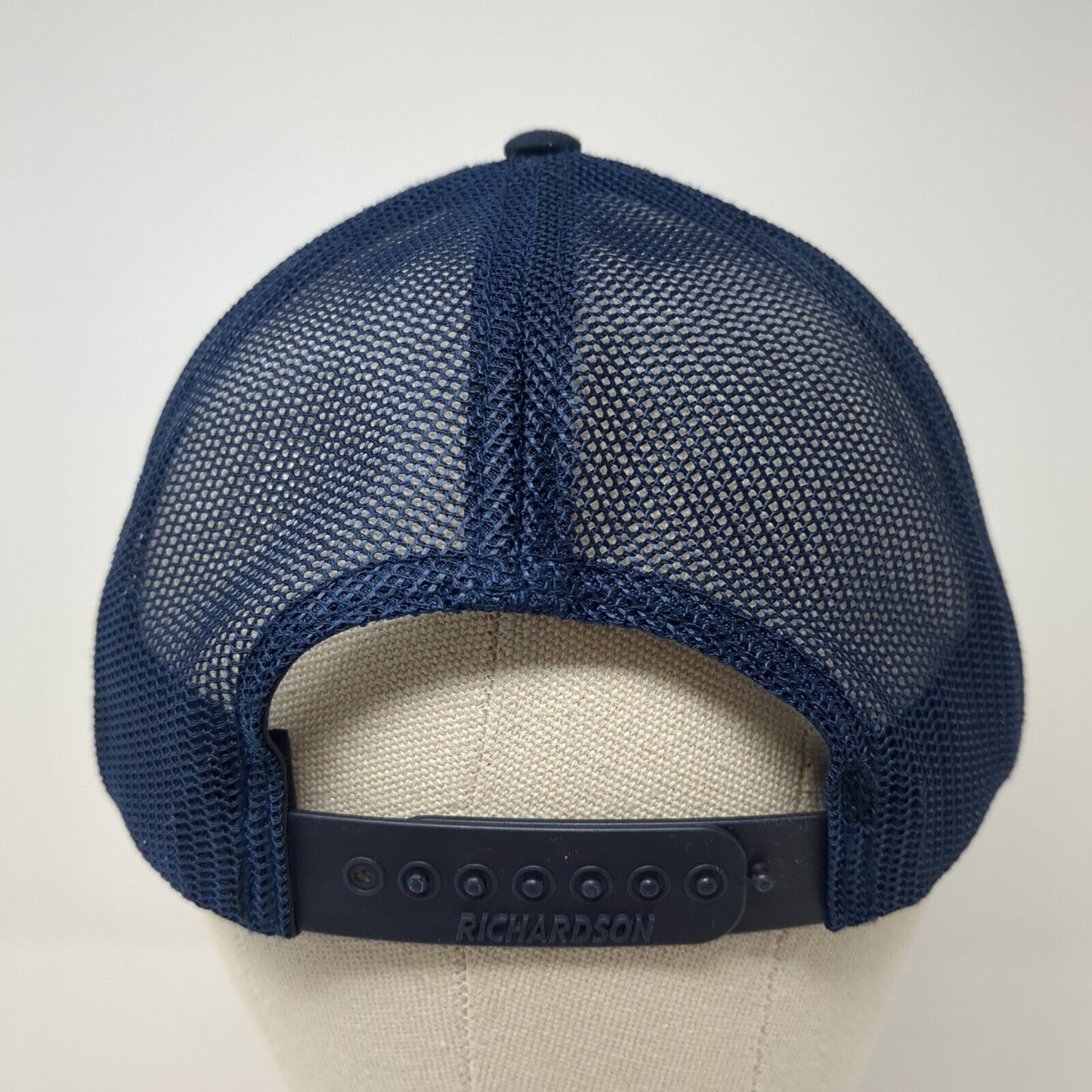 Toll Brothers Idaho Snapback Trucker Hat Blue OS Adjustable Mesh Back Richardson