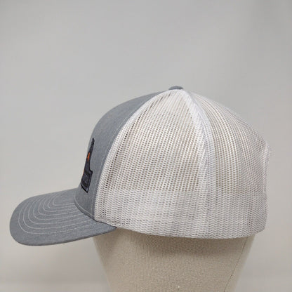 Dry Canyon Snapback Mesh Back Trucker Hat Gray OSFA Embroidered