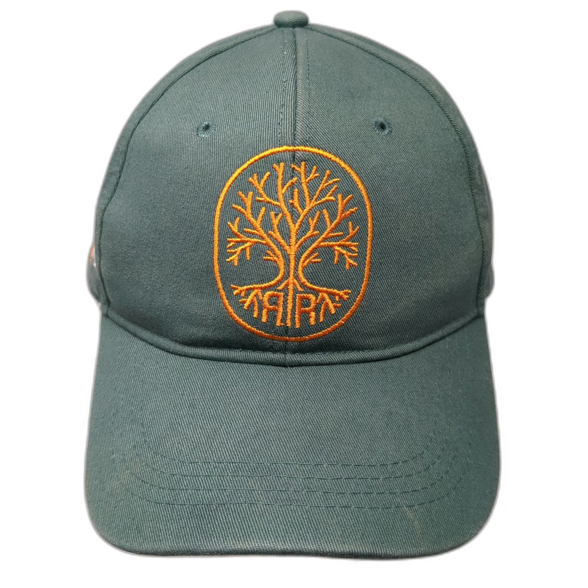 Russell's Reserve Baseball Cap Green One Size Tree Logo Slideback Cotton Hat
