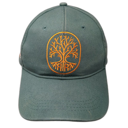Russell's Reserve Baseball Cap Green One Size Tree Logo Slideback Cotton Hat