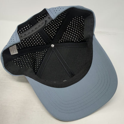 Global Pool Products Blue Trucker Hat One Size Perforated Performance Snapback