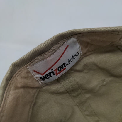 VZW Verizon Wireless Join In Slideback Hat Tan One Size Embroidered