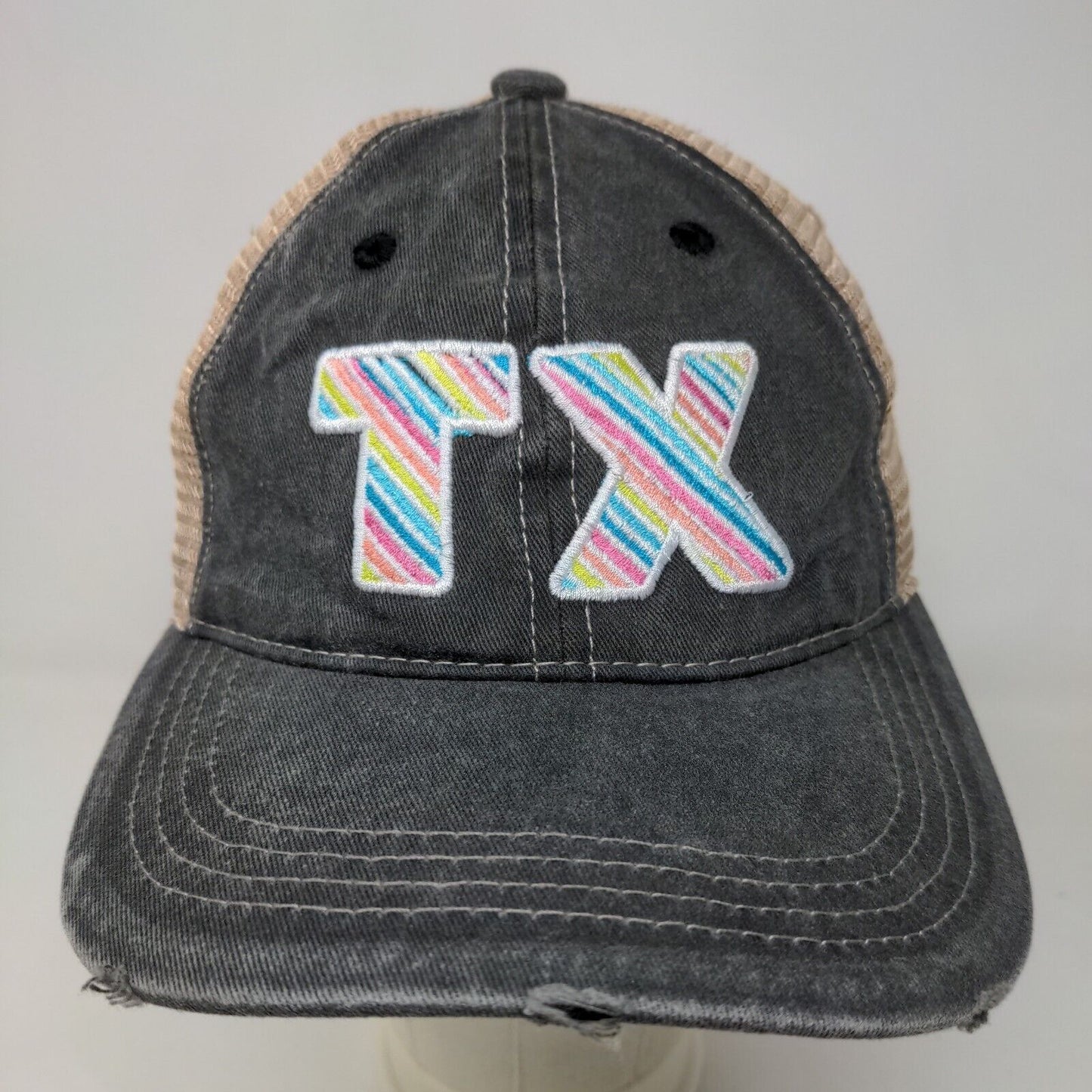 Chok Lids Men's Snapback Mesh Back Hat Multicolor Embroidered Texas Logo