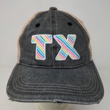 Chok Lids Men's Snapback Mesh Back Hat Multicolor Embroidered Texas Logo