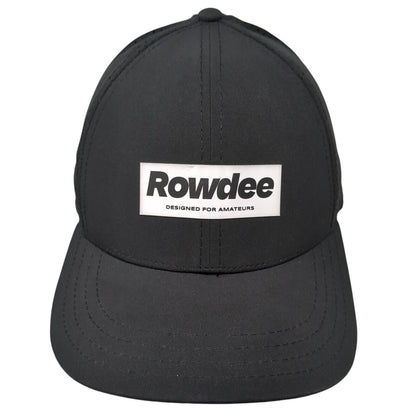 Rowdee Designed For Amateurs Snapback Hat Black OS Adjustable Breathable 6 Panel