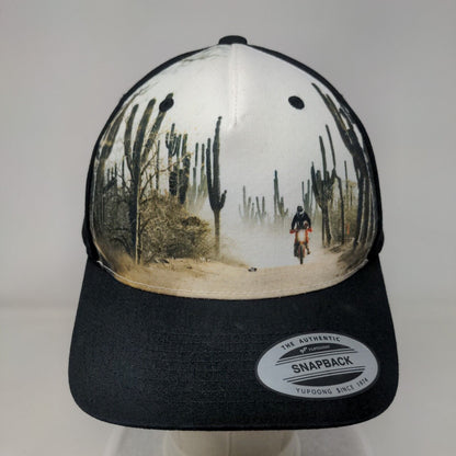 The Authentic Yupoong Snapback Hat Multicolor One Size Adjustable 6 Panel