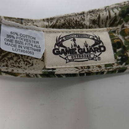 Game Guard Visor Hat Beige One Size Summit Mountain Cactus Camo Print Strapback