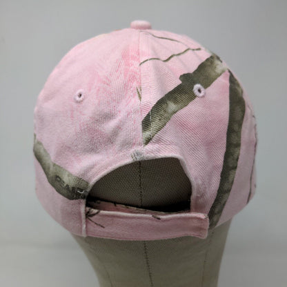 Kati Women's Strapback Hat Pink Camo Size OSFA Embroidered Amerex Logo