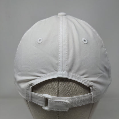 Kids For All Seasons Strapback Hat White One Size Embroidered 6 Panel