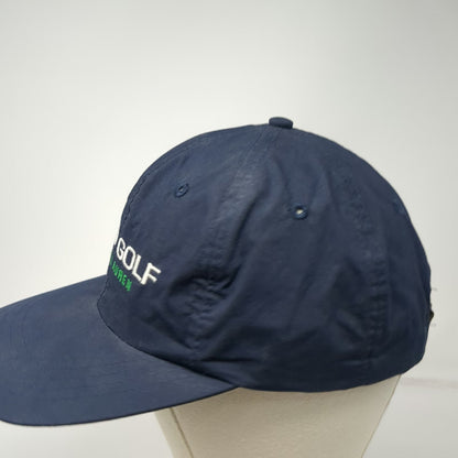 Polo Ralph Lauren Baseball Cap Blue Green Under Visor Strapback Hat Vintage