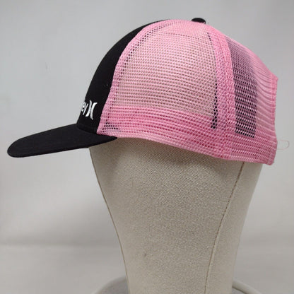 Hurley Snapback Mesh Back Trucker Hat Multi One Size Colorblock