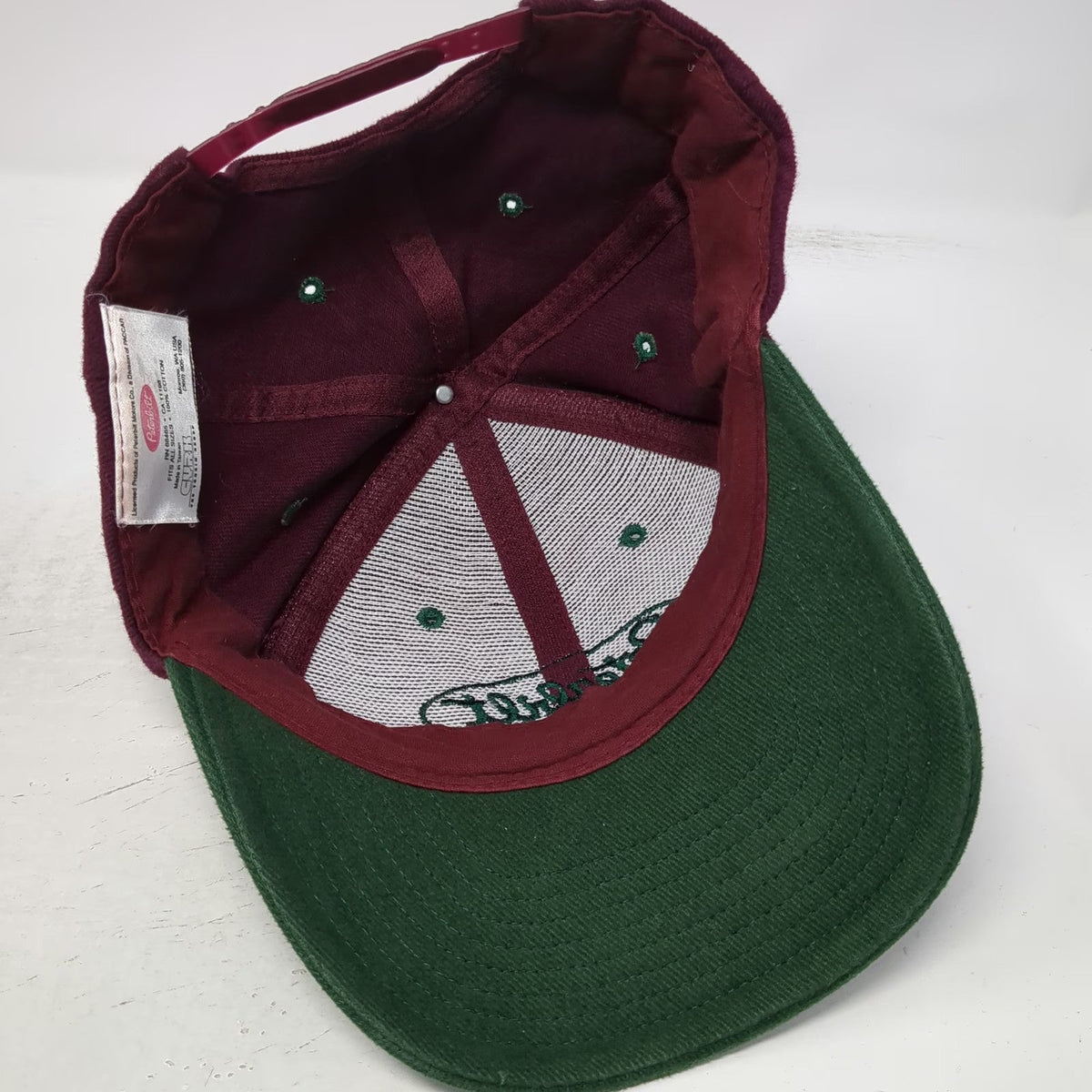 Cyrk Peterbilt Snapback Hat Purple Green One Size Trucking Logo Baseball Cap