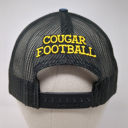 Cougar Football 112 Snapback Trucker Hat Blue One Size Mesh Back Richardson