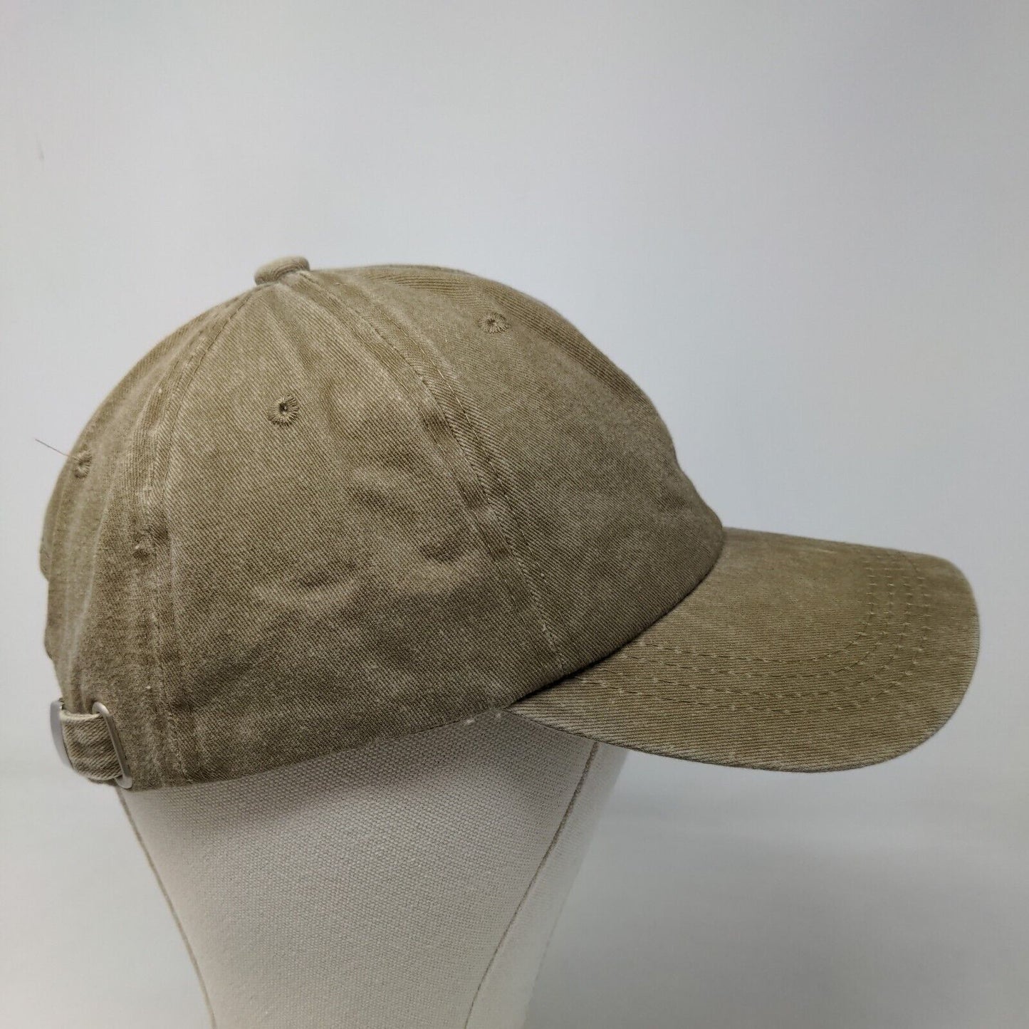 Unbranded Men's Slideback Hat Green Size OS Blank 100% Cotton Adjustable