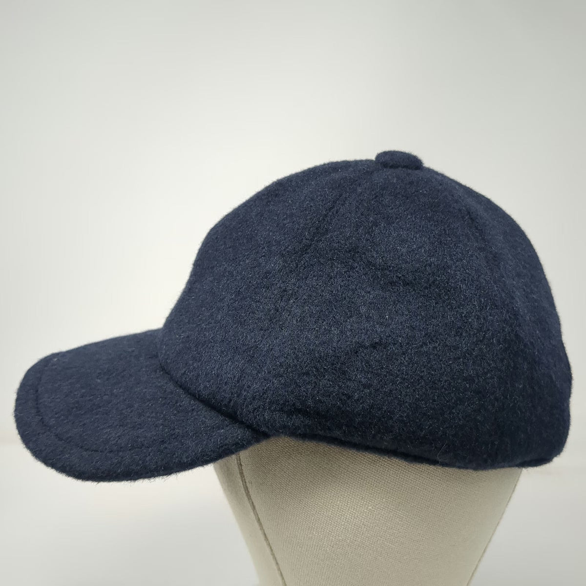 Falconeri Baseball Cap Blue One Size Cashmere Strapback Made In Italy Logo Hat