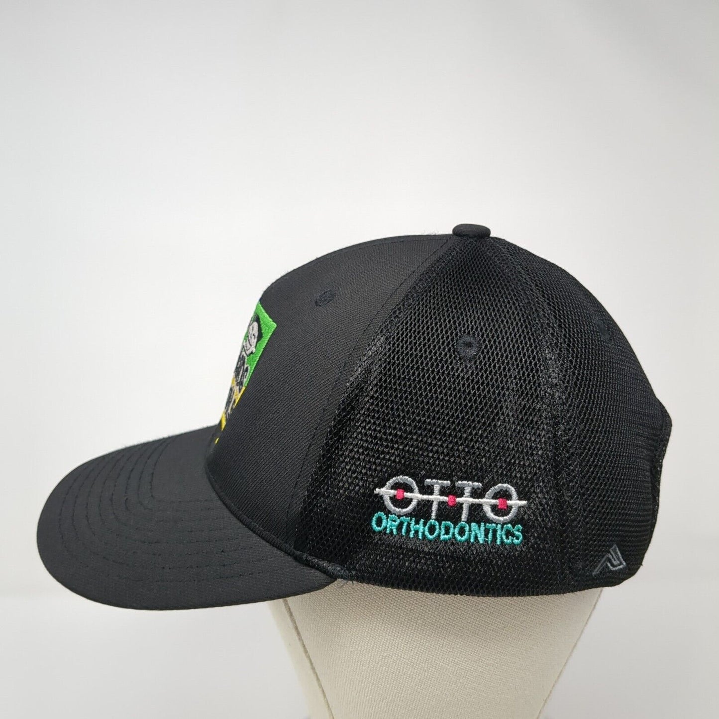 Give Kids Smile Strapback Hat Black One Size Otto Orthodontics 6 Panel