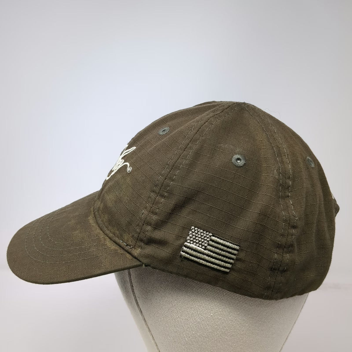 Kimber Baseball Cap Green One Size American Flag Strapback Script Hat