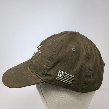 Kimber Baseball Cap Green One Size American Flag Strapback Script Hat