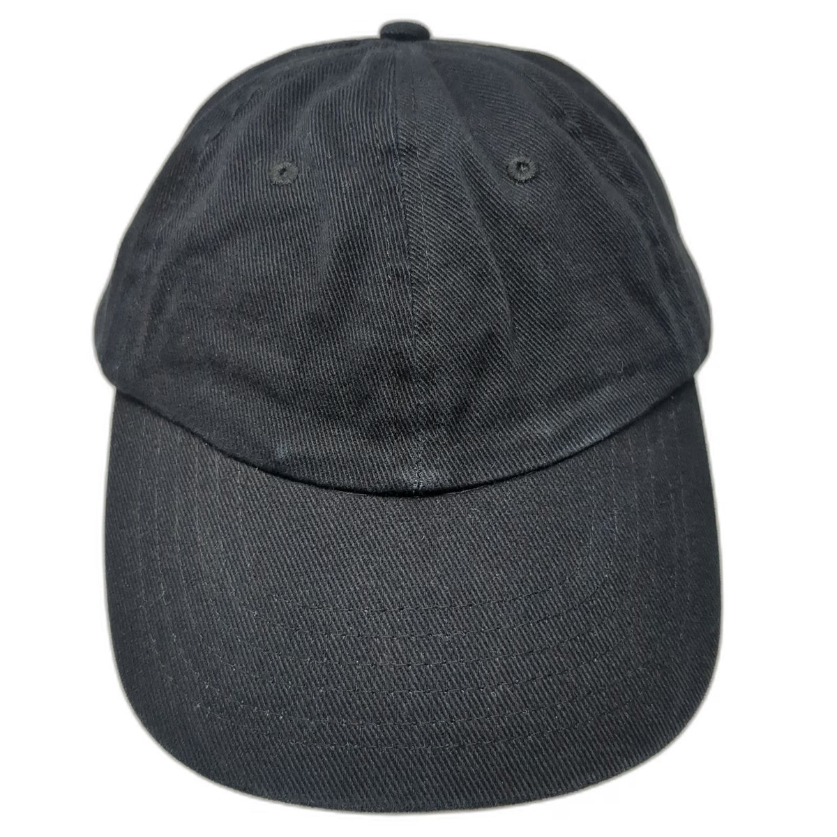 Chef Works Baseball Cap Black One Size Strapback Adjustable Solid Cotton Hat