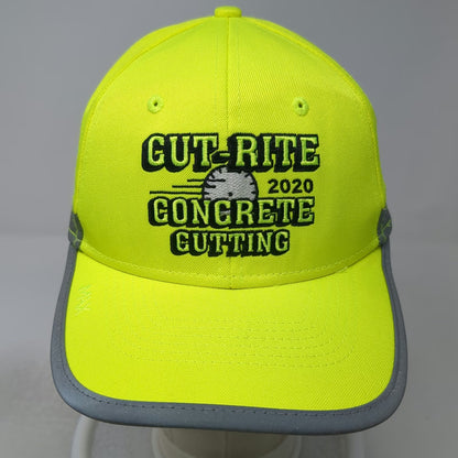 MAX Baseball Cap Green One Size Reflective High Vis Concrete Cutting Hat