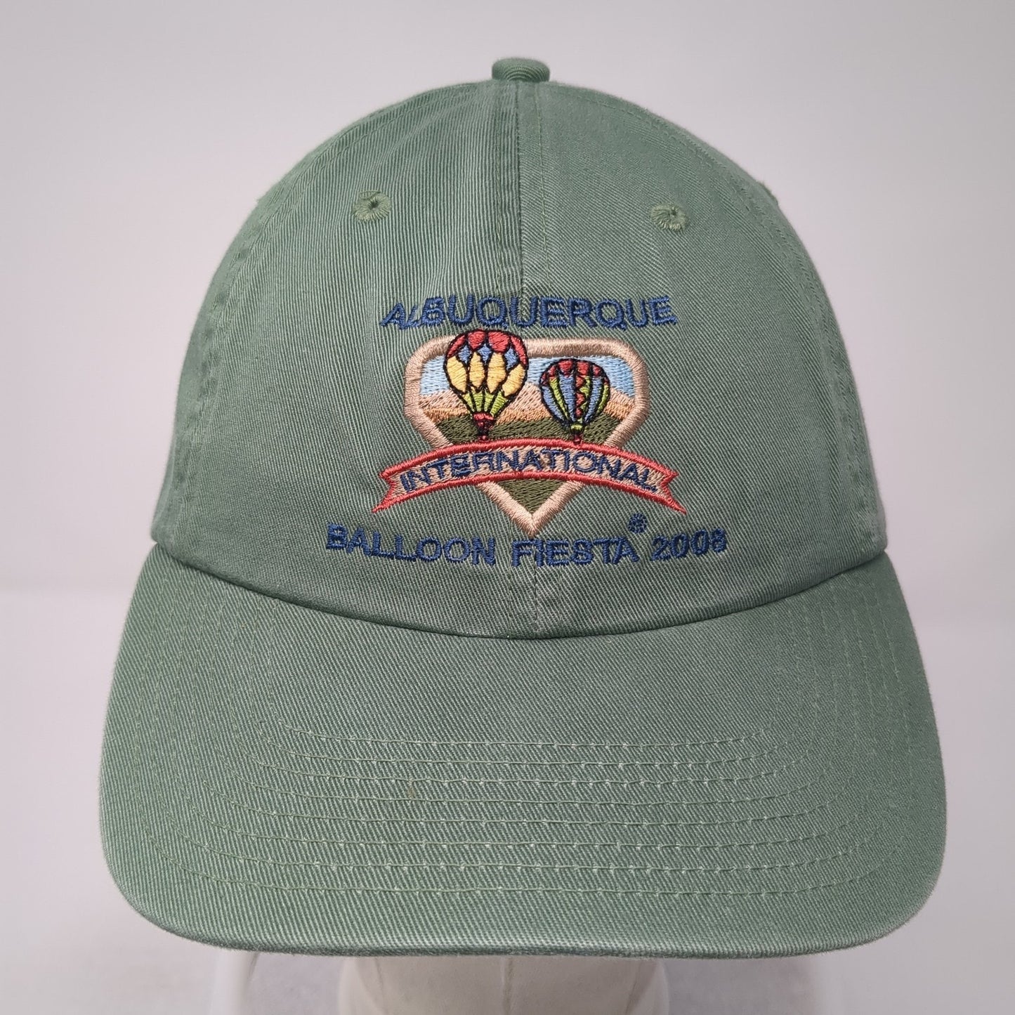 Albuquerque International Balloon Fiesta 2008 Baseball Cap Green OS Fahrenheit