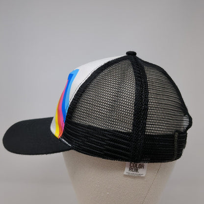The Color Run Snapback Trucker Hat Multicolor One Size Adjustable Mesh Back