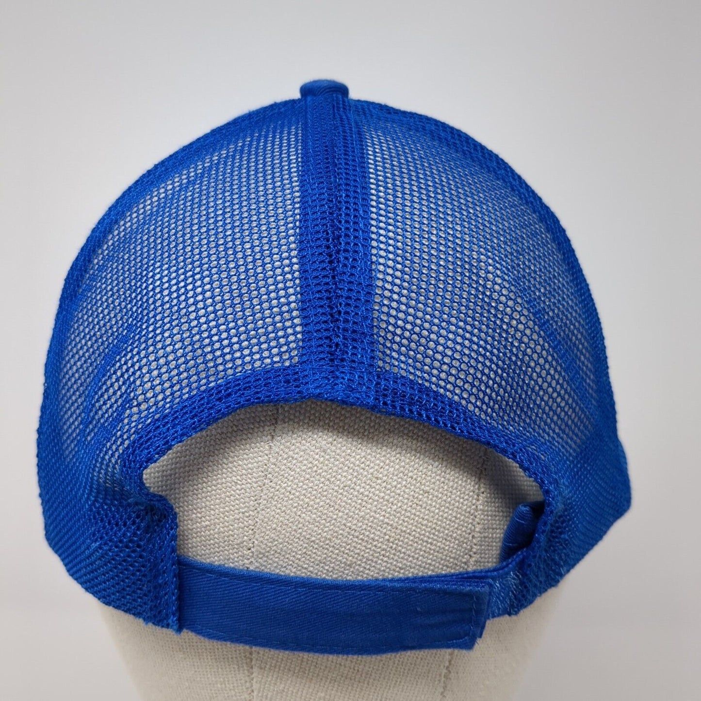 Chrome In The Dome 2017 Strapback Trucker Hat Blue OS Adjustable Port Authority