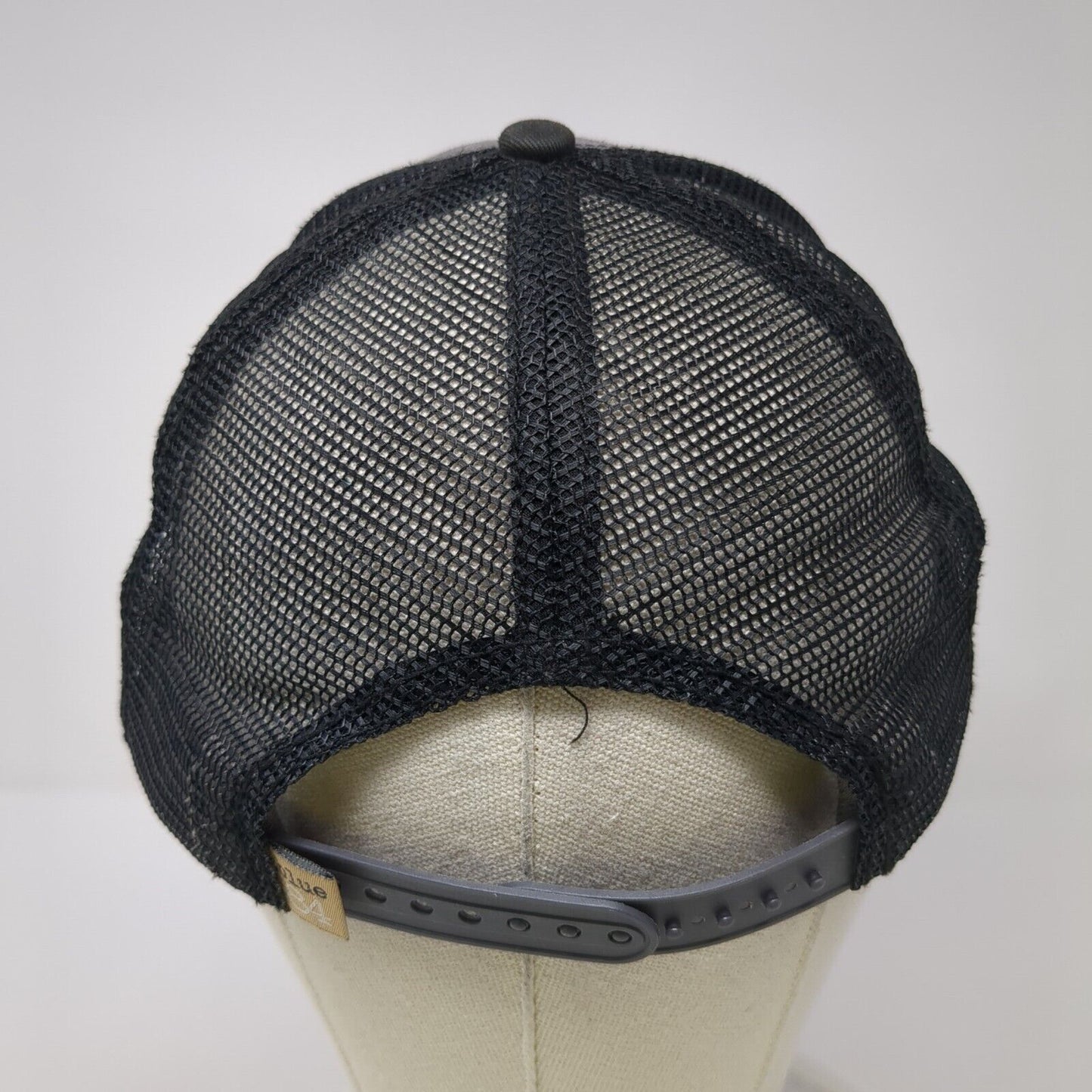 Malibu Club Snapback Trucker Hat Black One Size Mesh Back Blue 84