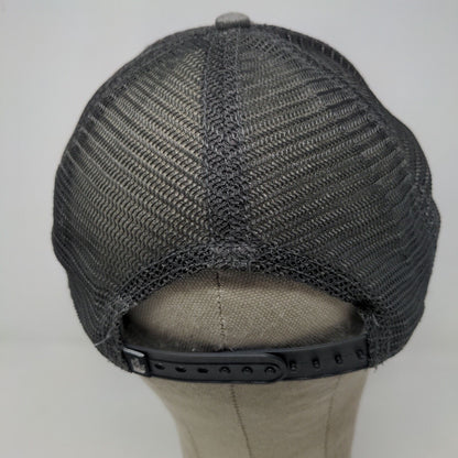 The North Face Men's Snapback Mesh Back Hat Gray Blue Size OS Patch Logo