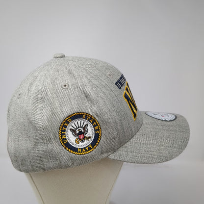 Rapid Dominance Snapback Hat Gray One Size US Navy Wool Blend Official Licensed