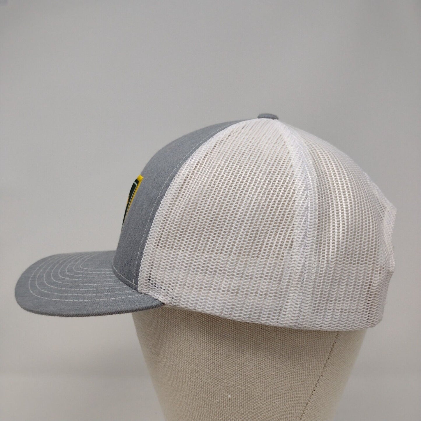 Borah Lions Patch Snapback Mesh Back Trucker Hat Gray OSFA Richardson