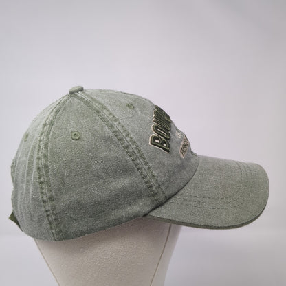 Bourbon St. Est. 1718 Baseball Cap Green One Size Adjustable Embroidered RawMa