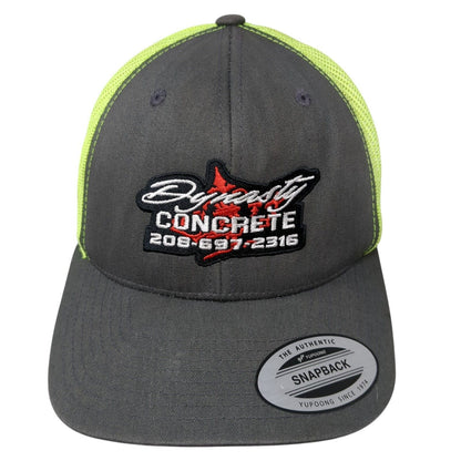 Dynasty Concrete 208-697-2316 Snapback Trucker Hat Multi OS Classics Yupoong