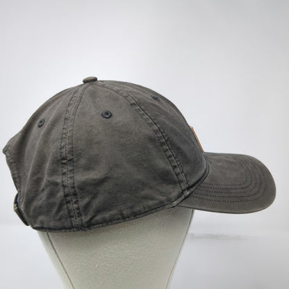 Carhartt Baseball Cap Gray One Size Strapback Cotton Canvas Front Patch Hat