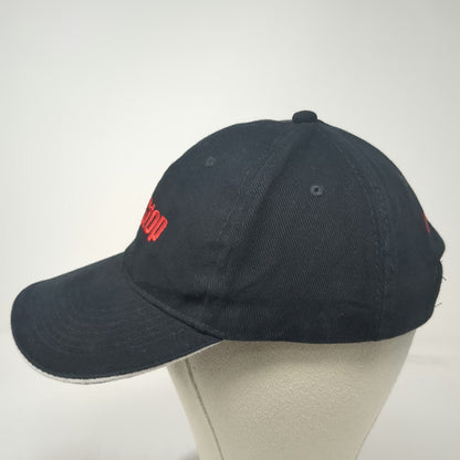 SawStop Baseball Cap Black One Size Strapback Embroidered Sandwich Bill Tool Hat