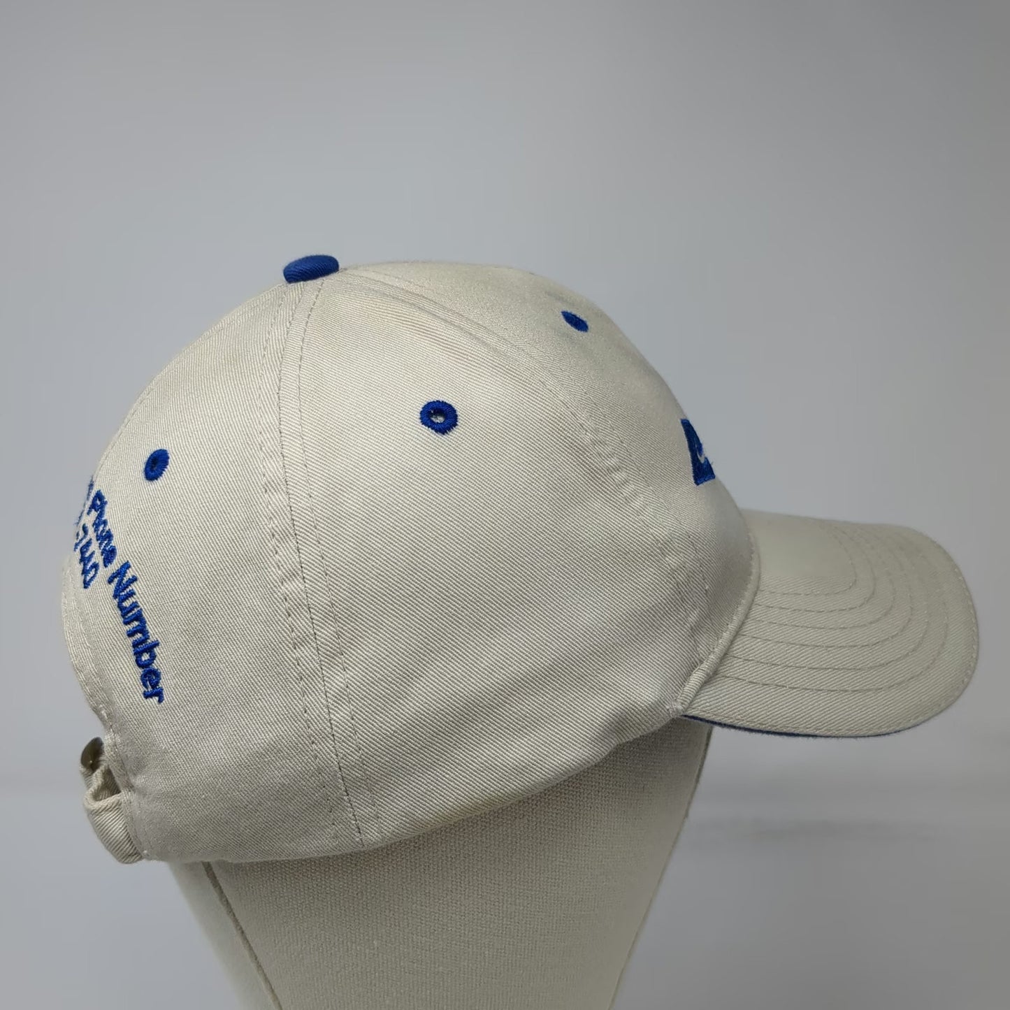 Homer Miller Sunoco Logistics Baseball Cap Beige One Size Cotton Slideback Hat
