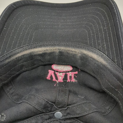 Legacy Baseball Cap Black One Size Vail Colorado Pink Embroidered Travel Hat