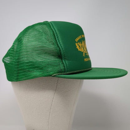Nissin Green Trucker Hat One Size Snake River Council High Adventure Snapback