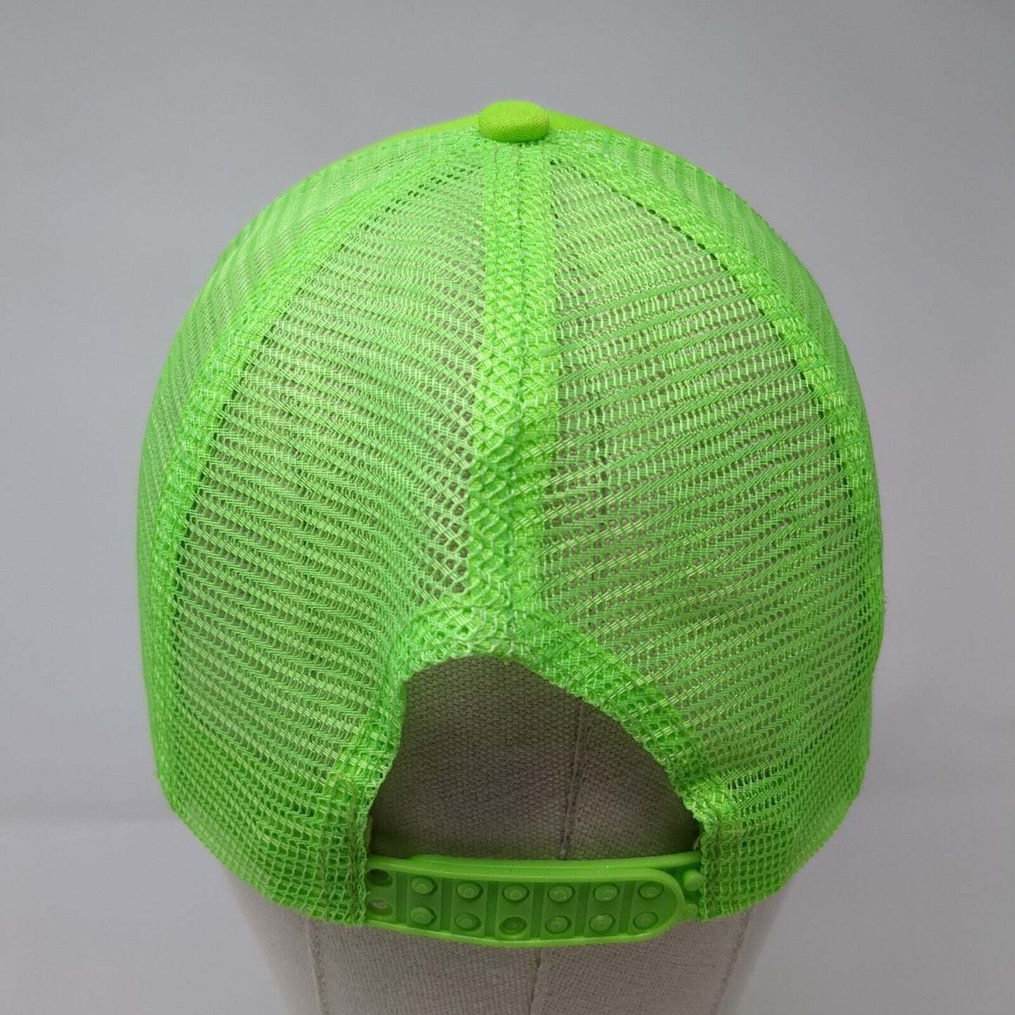 Live Hi Snapback Trucker Hat Green OSFA Adjustable Mesh Back 6 Panel Polyester