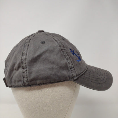 Ocean Shores Washington Strapback Hat Gray OSFA Embroidered Jacobson