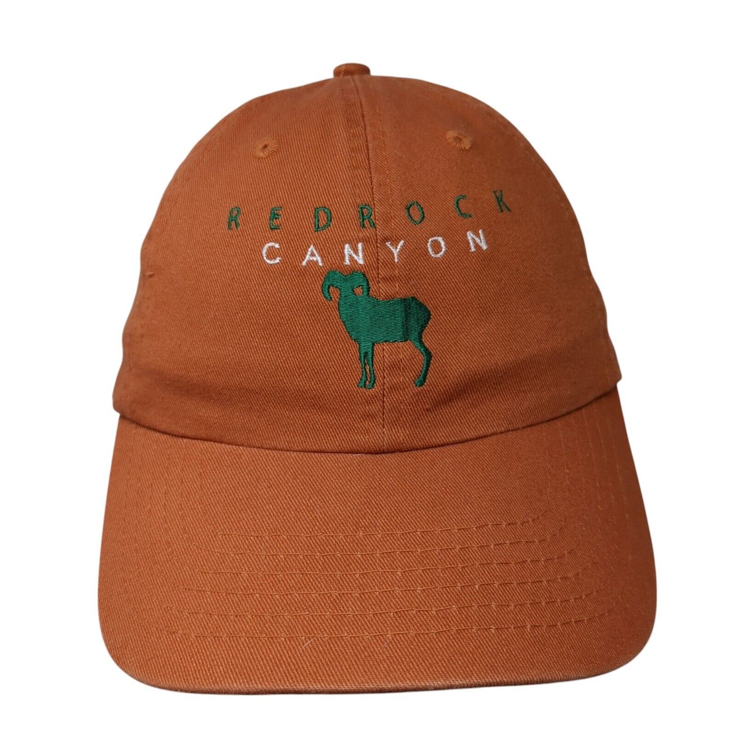 Red Rock Canyon Slideback Hat Brown One Size Adjustable Embroidered