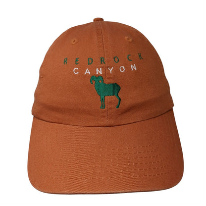 Red Rock Canyon Slideback Hat Brown One Size Adjustable Embroidered