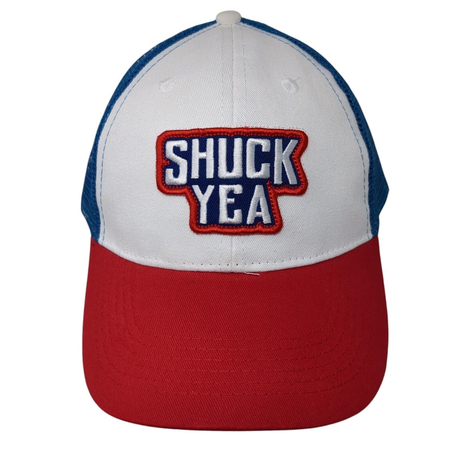 Shuck Yea Strapback Mesh Back Trucker Hat Multi 59cm Joe's Crab Shack