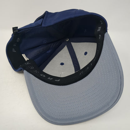 PGA Tour Slideback Baseball Cap Blue One Size Adjustable Embroidered 6 Panel