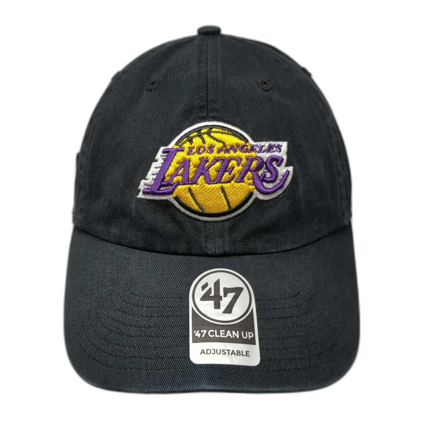 Los Angeles Lakers NBA '47 Cap Black Purple Yellow One Size Slideback Logo Hat