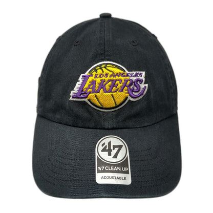 Los Angeles Lakers NBA '47 Cap Black Purple Yellow One Size Slideback Logo Hat