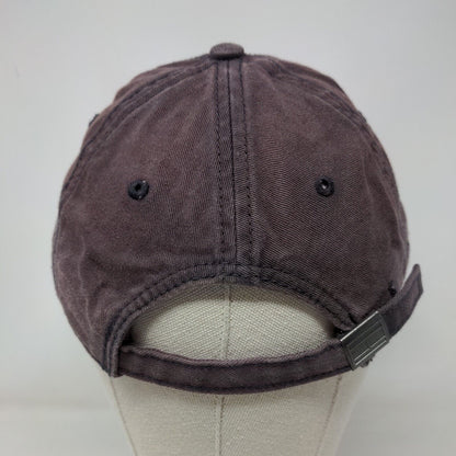 Tommy Hilfiger Slideback Hat Burgundy One Size Embroidered Logo 6 Panel
