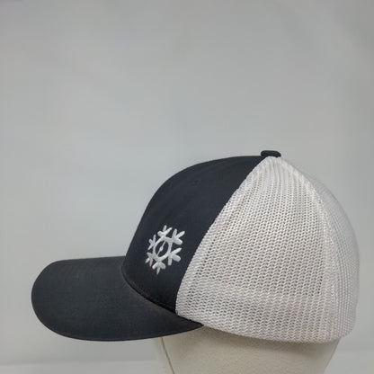 Chiller Decks Fitted Trucker Hat Black One Size Flexfit Mesh Back Yupoong