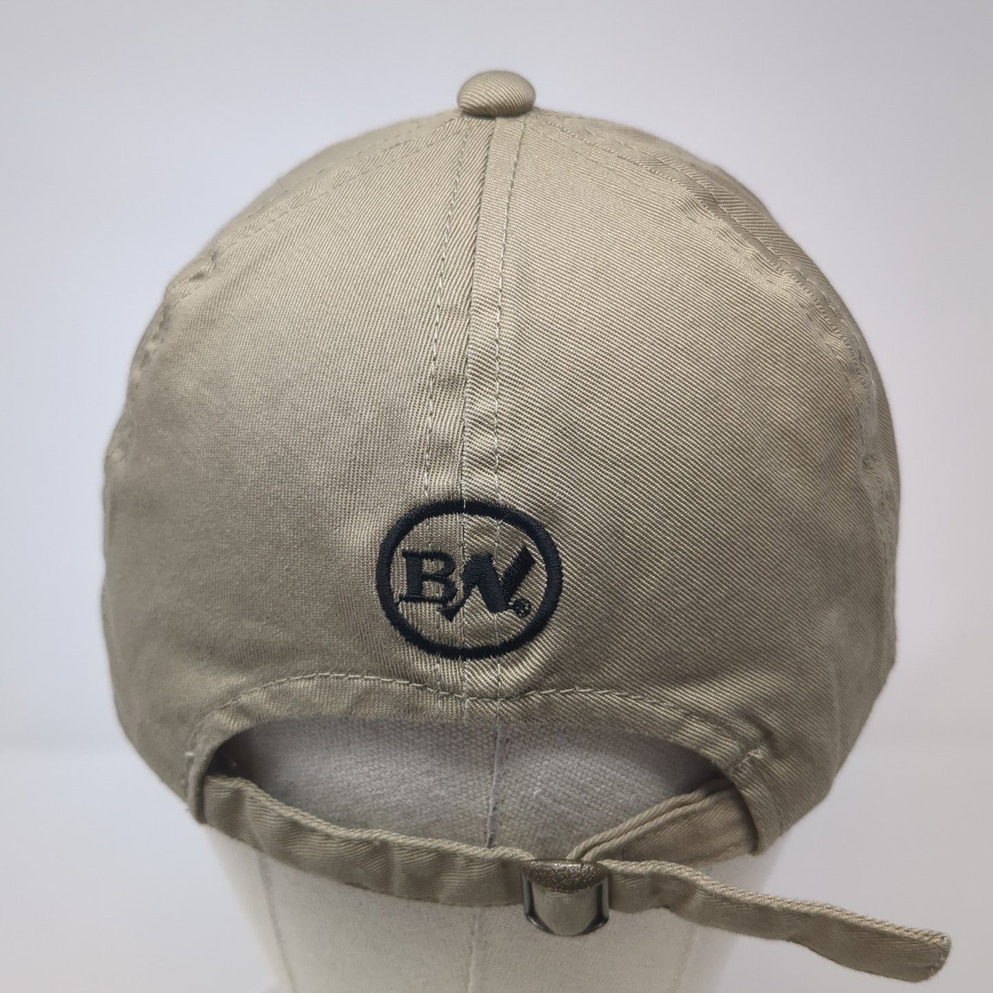 BCS Design Inc. Slideback Hat Brown One Size Adjustable Embroidered