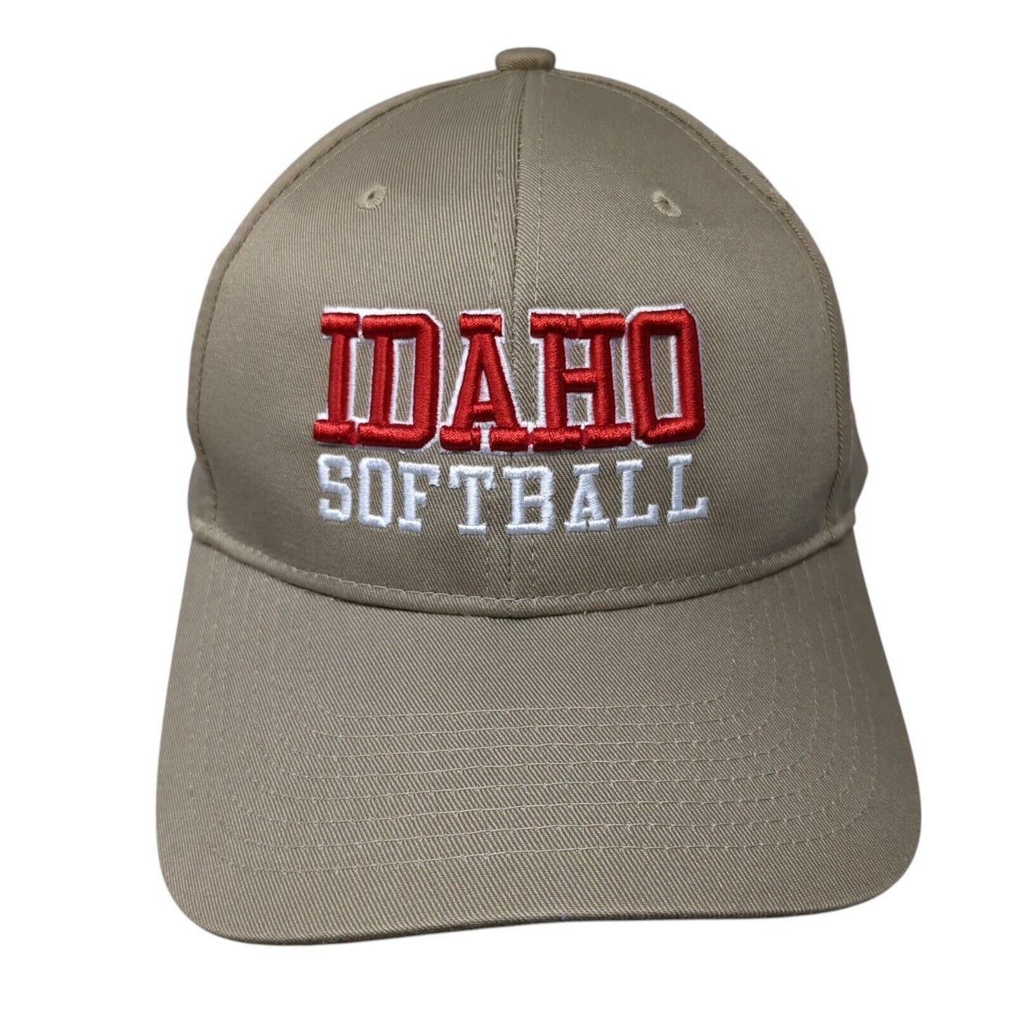 Idaho Softball Project Filter Snapback Hat Tan OS Adjustable Port Authority